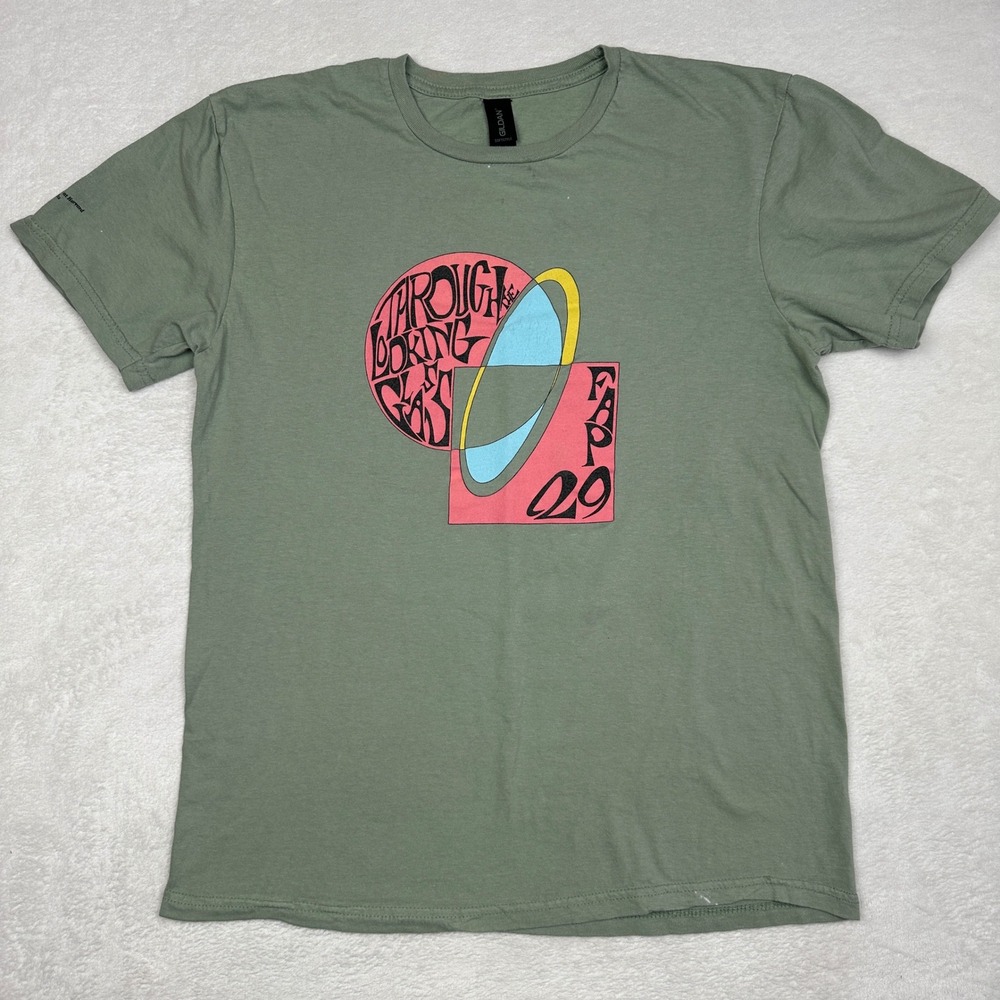Gildan Softstyle Harvard Office‎ for the Arts Graphic T-Shirt Olive Green Medium